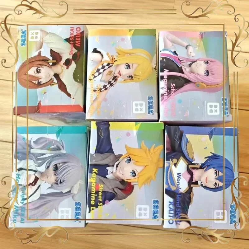 

HATSUNE MIKU: ЦВЕТНАЯ СЦЕНА! HATSUNEMIKU KAITO MEIKO MegurineLuka Kagamine Len/Rin экшн-фигурка модель коллекции игрушка в подарок