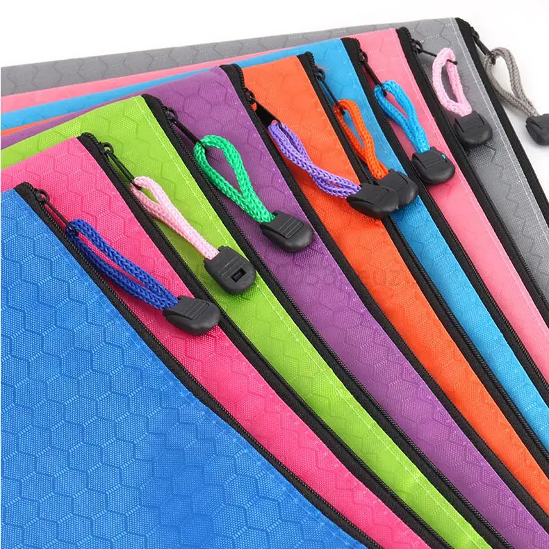 5Pcs A3 Document Zak A4 Rits Zak Pen Zak Waterdichte B4 Bestand Mappen Informatie Tas Student Test Papier Opslag tas Briefpapier