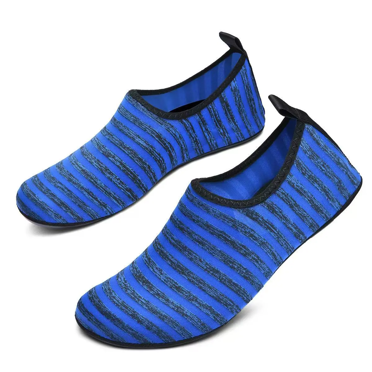 

Men Stripe Print Big Size Indoor Fitness Sports Shoes Lovers Soft Sole Treadmill Shoes Yoga Shoes Outdoor Beach Swimming Shoes