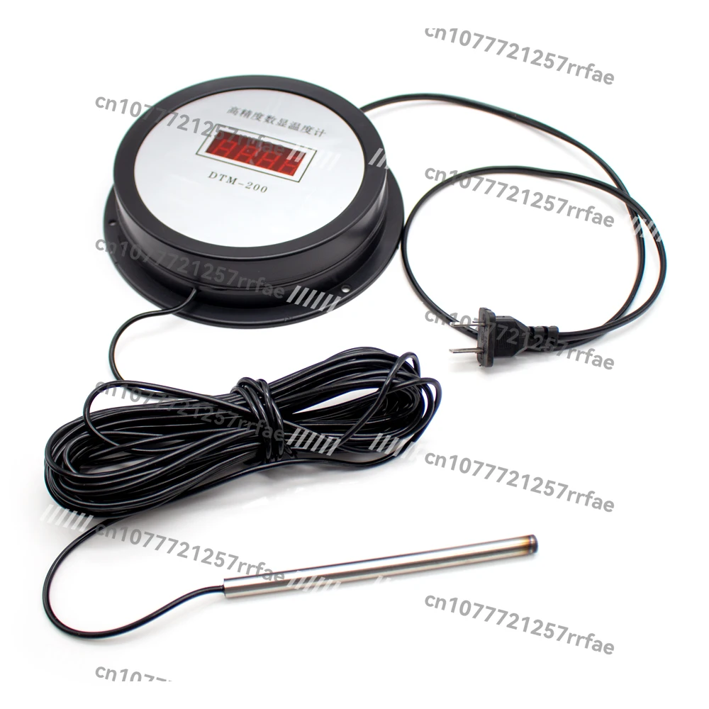 

220V High-Temperature Industrial Water Boiler Digital Thermometer 10M Wire With G3/4 Pipe Thread 304 Stainless Steel Probe