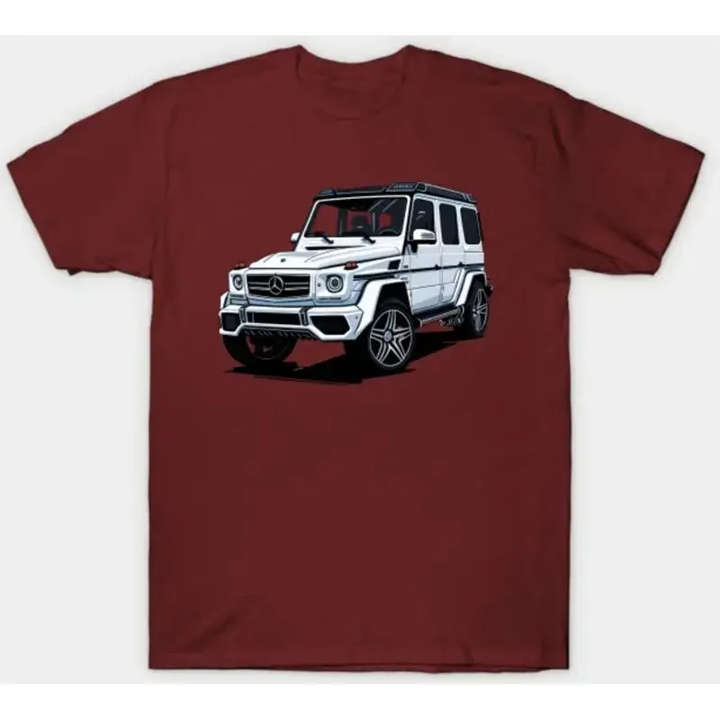 G Wagon T Shirt Mens S 3Xl Burgundy