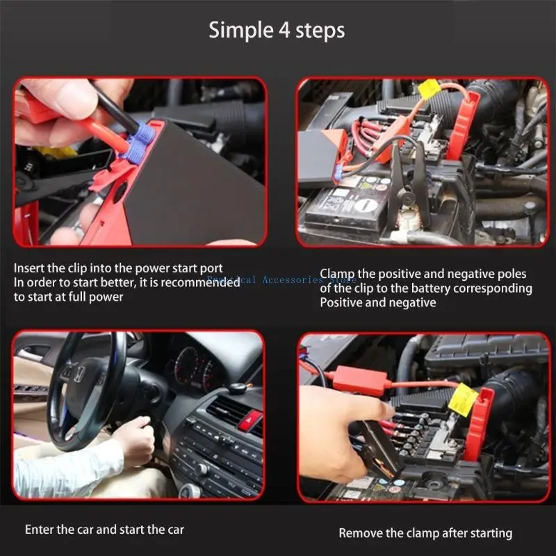 

U75E Portable Car Jump Starter 12V 10800MAH CAR Eveneration Power Starter