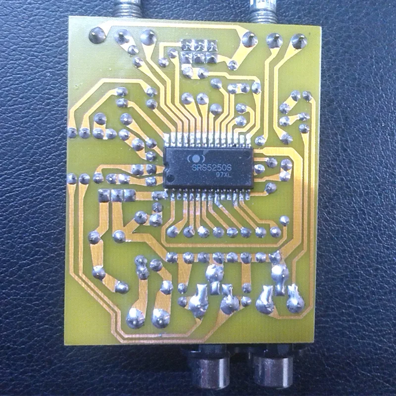 UNISIAN 3D Sound Effect Audio Preamplifier SRS Processor Tone Control Board For Diy Car Home Amplifier