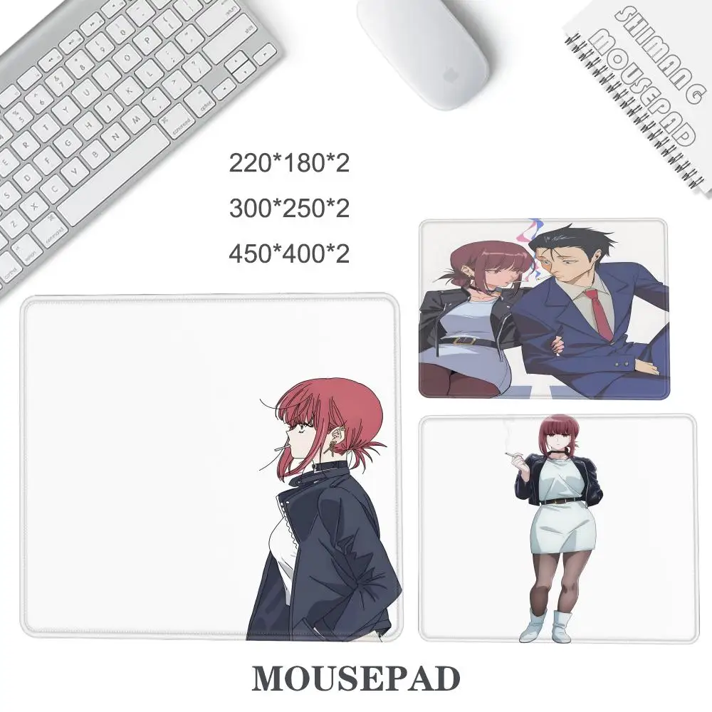 Anime Smoking Behind The Supermarket With You Small LockEdge Mouse Pad For Gamers Computer Desk Pad Rectangular Anti-slip Rubber
