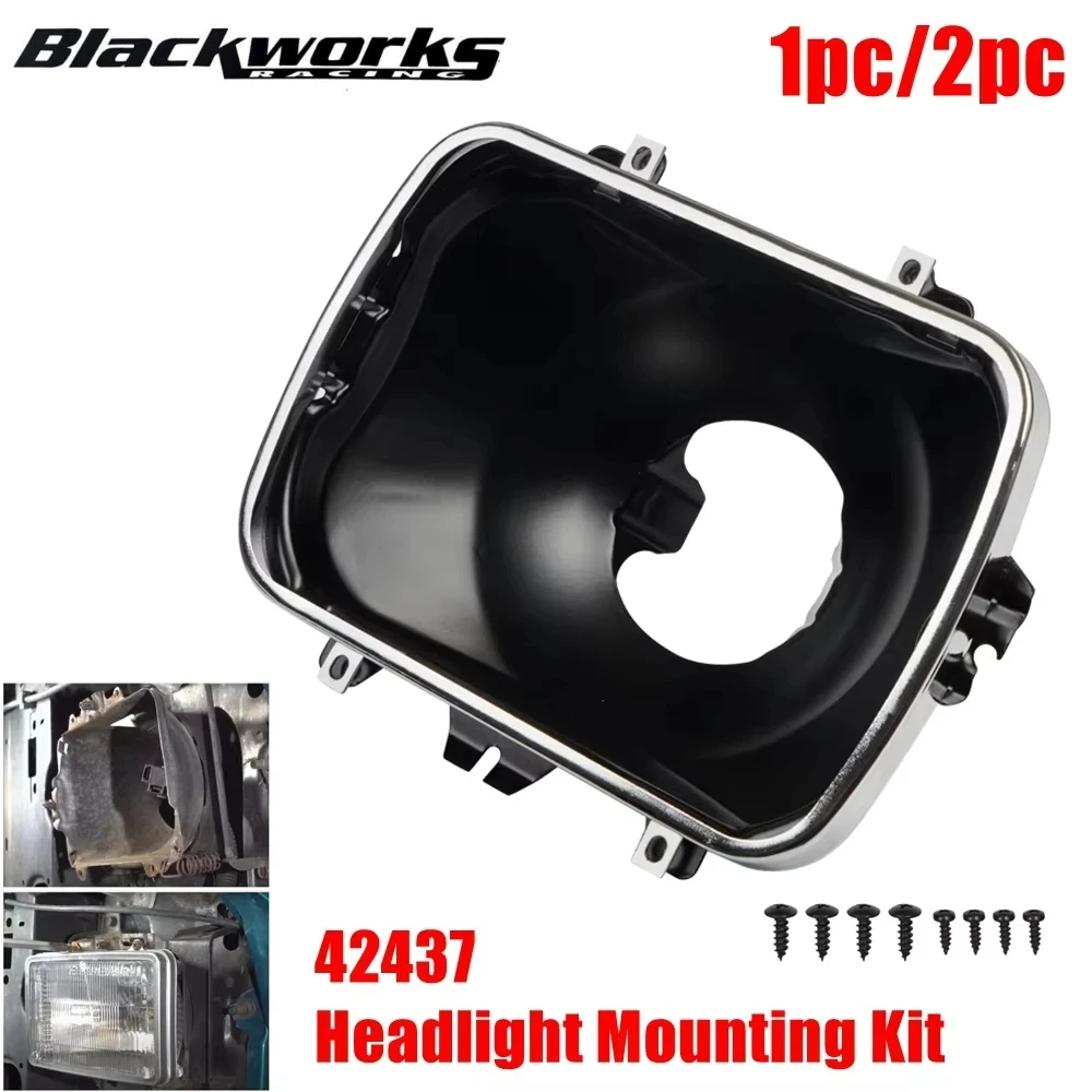 Kit de cubo para faros delanteros 5X7, montaje de faros aptos para Chevy Suburban GMC Yukon Pontiac Cadillac Escalade Buick Oldsmobile 42437