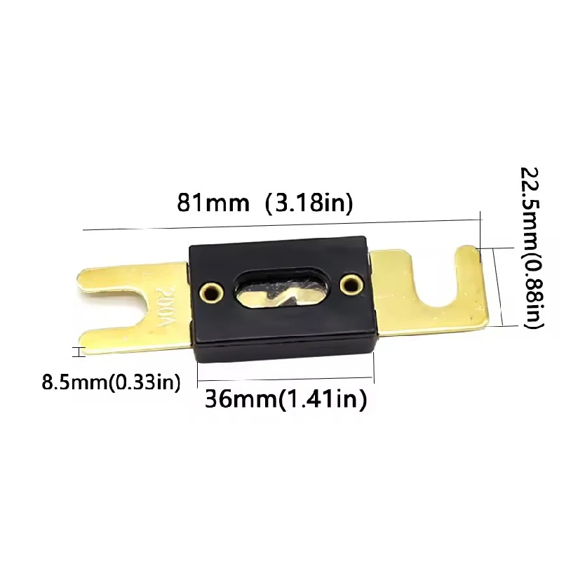 Amp Car Auto Fuse Holder Bolt-on Audio Fuse Holders Fusible Link 30 40 50 100 125 150 250 300 400 500A