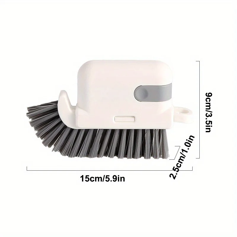 3 IN 1 Window Groove Cleaning Brush Multifunction Windows Slot Sliding Door Track Cleaner Household Kitchen Gap Cleaning Tools