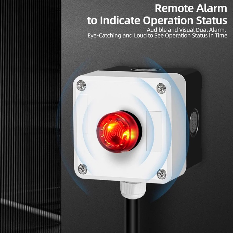 وامض الطنان التيار المتناوب/تيار مستمر العالمي 24 فولت 110 فولت 220 فولت إنذار أحمر أخضر أصفر LED متقطع الصوت مصباح إشارة مفتاح مقبض #4