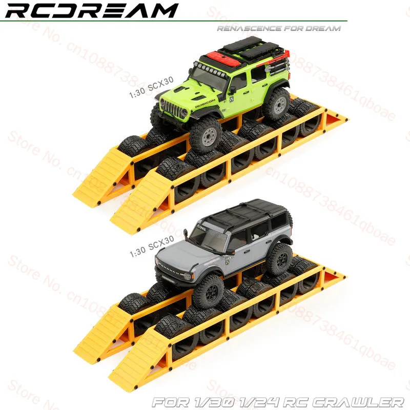 RCDream 1/30 1/32 1/24 SCX30 Remote control climbing car Simulated off-road track Tire obstruction Performance testing tool Rc