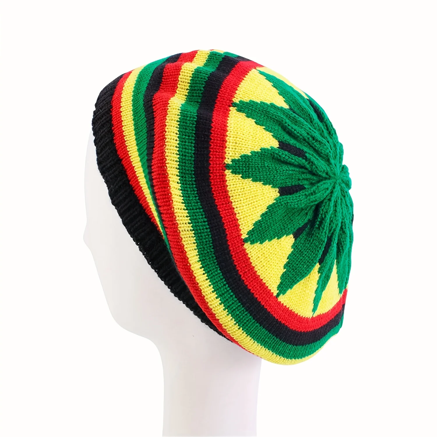 Chic Knit Beret with Faux Braids - Versatile & Windproof, Perfect for Halloween & Cosplay Parties for Halloween,Christmas Event