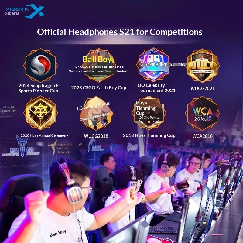 XIBERIA S21 Wireless Headphones Three Modes CM6533 Chip PET Diaphragm Gaming Earphone Light Weight Long Battery Life Gamer