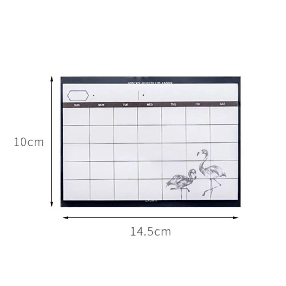 Office Supplies Writing Pads Memo Pad Summary Plan Tearable Notebook Desktop Schedule Book Month Plan NoteBook Plan Notebook