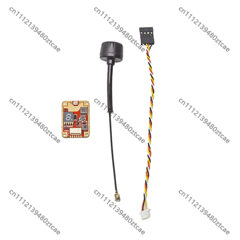 Compact 5.8G FPV VTX Transmitter, Switchable 200/500/800mW 40CH Video Transmitter for RC Fixed Wing & Mini FPV Racing Drone