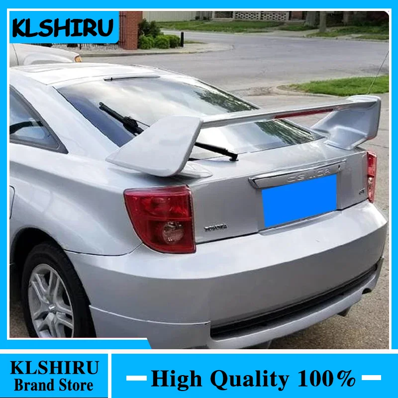 For TOYOTA CELICA Rear TRUNK SPOILER 2000-2005 WITH LED LIGHTS High Quality ABS Plastic Car Spoiler Trunk Boot Wing Spoiler