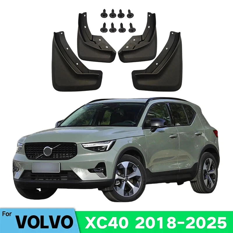 MudFlaps For Volvo XC40 2018-2025 2022 2023 2024 Mudguards Mud Flaps Splash Guards Wheels Fender not suitable for recharge xc40