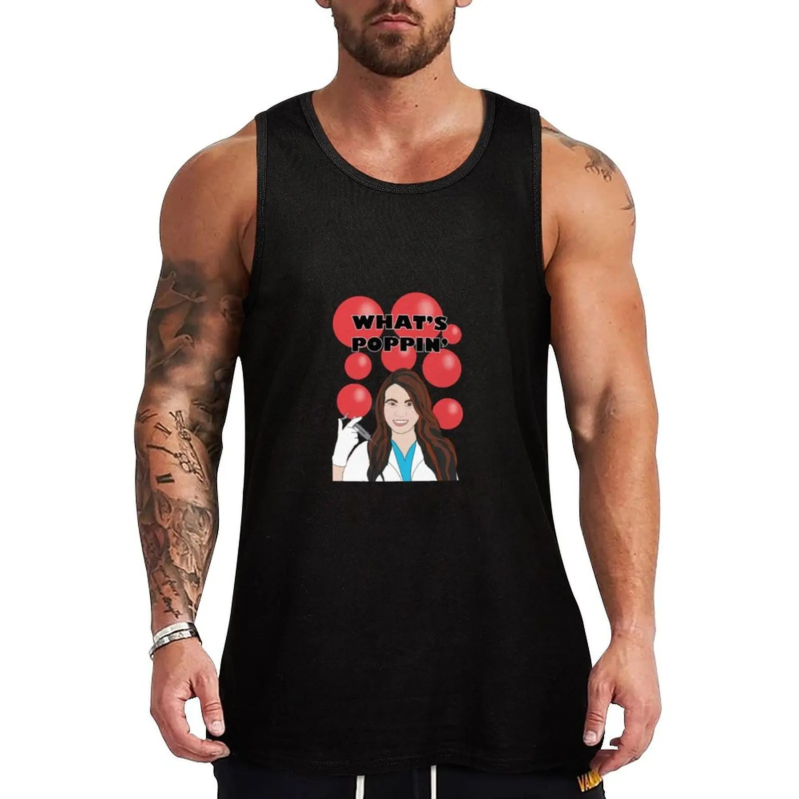 Camiseta Regata Dr. Pimple Popper Sandra Lee, Camiseta Casual para Trabalho, Camiseta Utilitária Sem Mangas