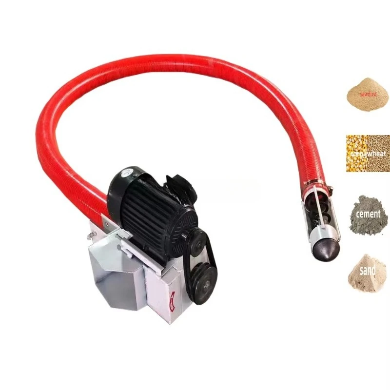 Made in China Portable Soybean Sorghum Corn Feed Machine Mini Size Corn Pelletizer Flexible Tube