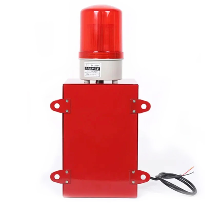 Hot Sale DC 12V 24V Outdoor Speaker Sound and Light Siren Alarm with Remote Control Industrial LED Flashing Strobe Warning Light