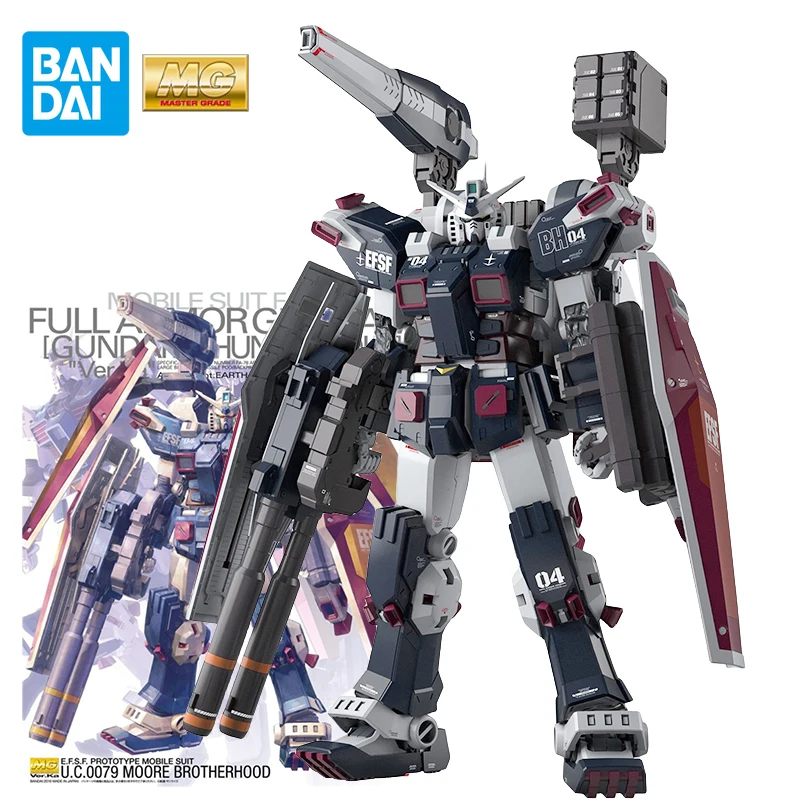 

Bandai MG 1/100 Gundam Action Figure MG Fa78 Fullarmor Gundam Ver.Ka Prototype Mobile Suit Collection Toy Figures Chrismas Gift