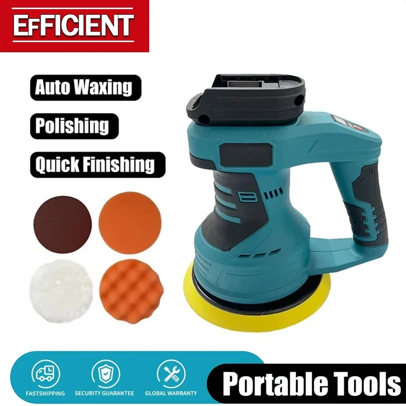 

Cordless Car Polisher 8 Gears Adjustable Auto Electric Waxing Sanding Sealing Glaze Tool Rechargeable Polisher Fit Makita