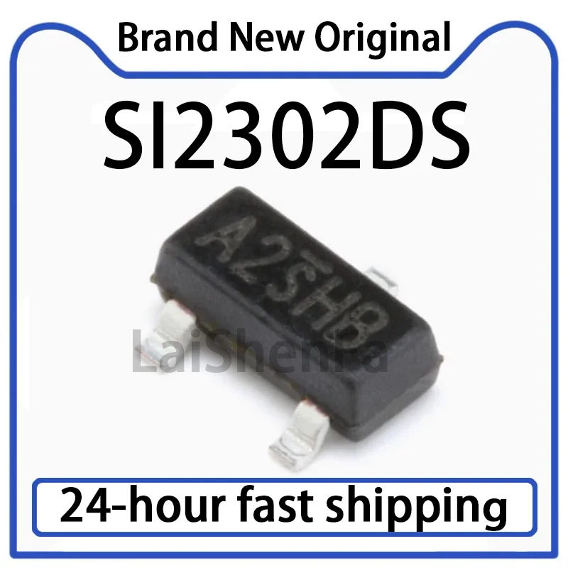 100PCS SI2302DS 2A MOSFET/FET Package SOT-23 in Stock