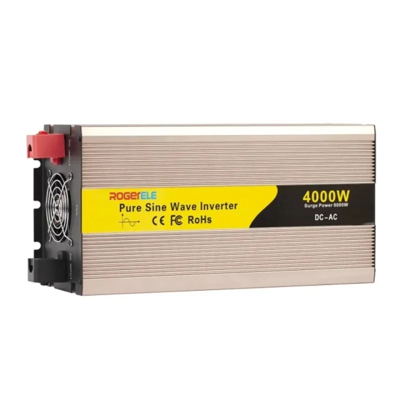 China Factory Selling Pure Sine Wave Inverter DC 12v 24v AC 110v 220v Power 4000W Car Inverter Converter With LCD Display