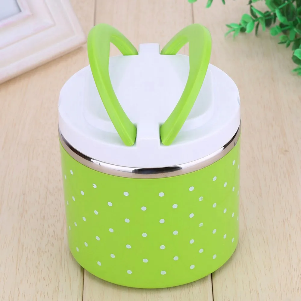 Portable Stainless Steel Lunch Storage Container 1/2/3 Layer 630ml/930ml1230ml Thermal Lunch Box Food Container For Office