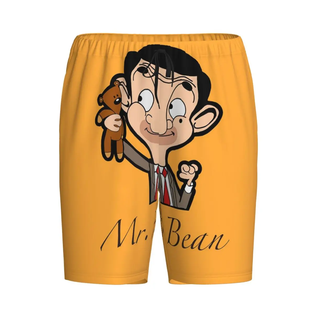 

Мужские пижамные штаны с принтом Мистера Бина, домашние шорты для сна и отдыха