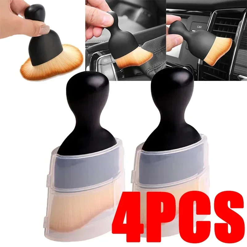 

Щетка для чистки салона автомобиля Щетка для чистки центральной консоли Щетка для чистки розетки кондиционера Аксессуары для чистки автомобиля