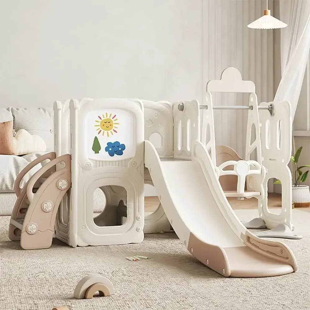 3-in-1 Toddler Slide, Swing, and Climber Playset for Ages 3+, Easy Assembly Indoor/Outdoor Backyard Fun