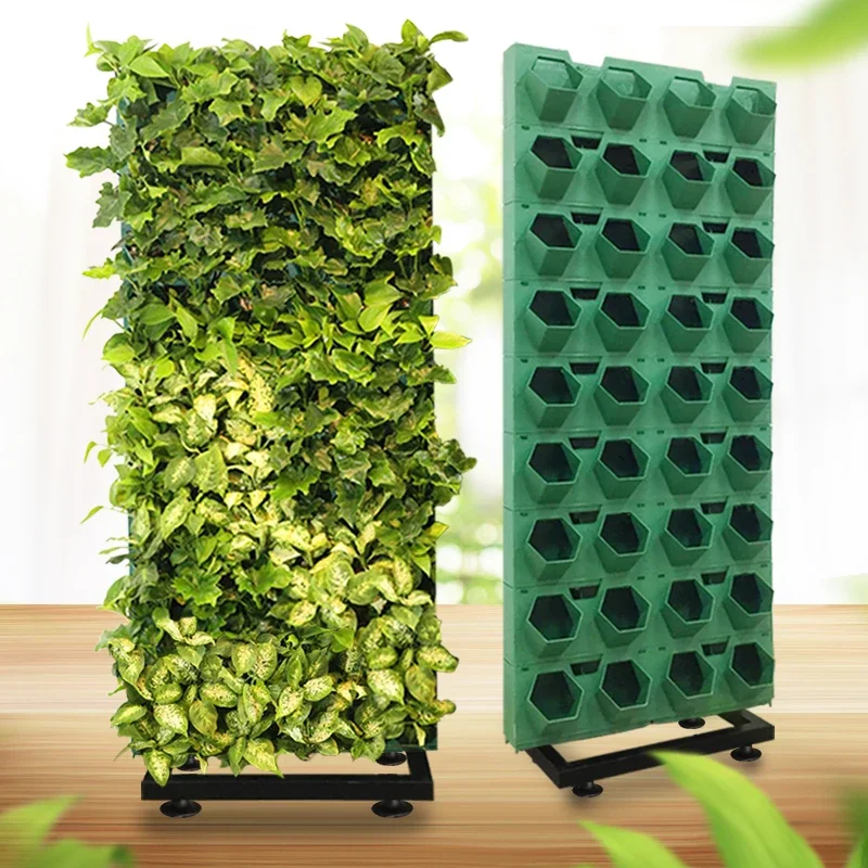 2024 new balcony vegetable planting mobile flower stand plant wall outdoor floor  pot shelf multi-layer rack