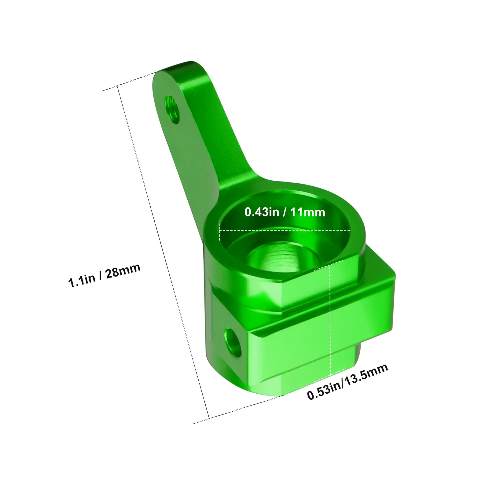 HobbyPark Replacement Aluminum Front Steering Blocks 3736 Anodized for Traxxas Slash 2WD Rustler Stampede Bandit