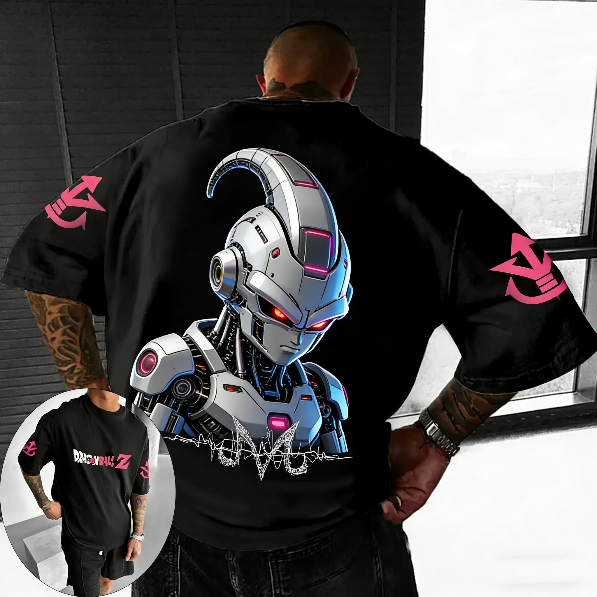 

Dragon Ball Summer Men's T-shirt Japanese Anime 21st Century Style Rei Kwakubo Style Children's Adult Short-sleeved Shirt