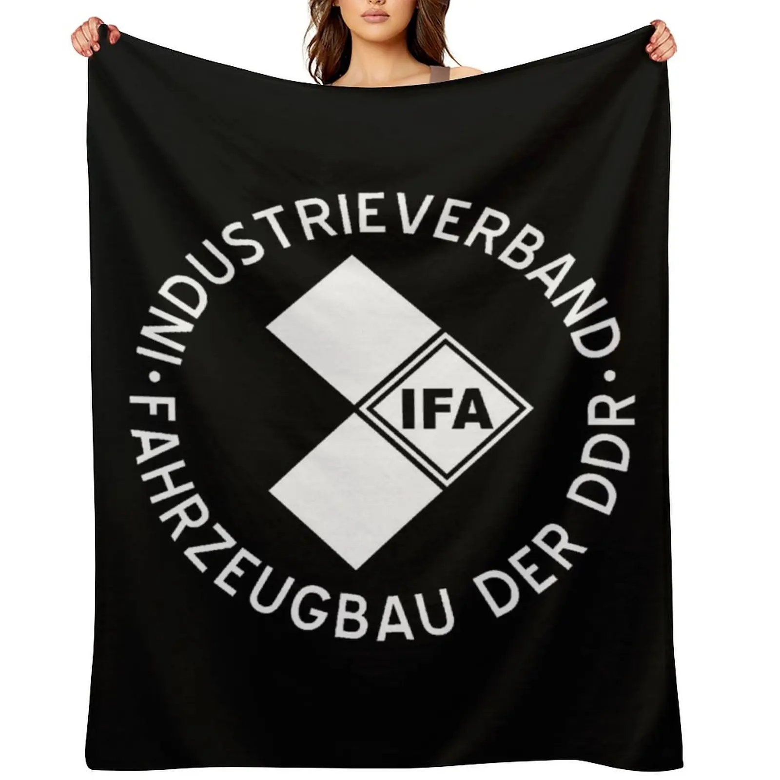 

IFA Industrieverband Fahrzeugbau Logo Throw Blanket Giant Sofa Soft Beds Hairys anime Blankets
