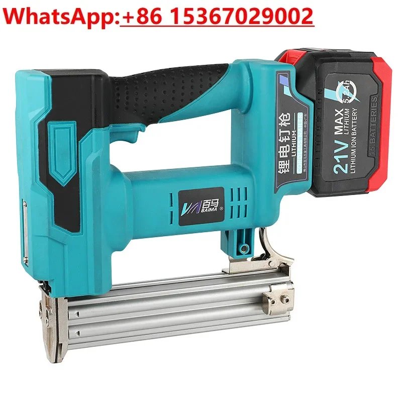 Electric nail gun charging F30 straight / 422J code /U-shaped woodworking brushless lithium  nail gun
