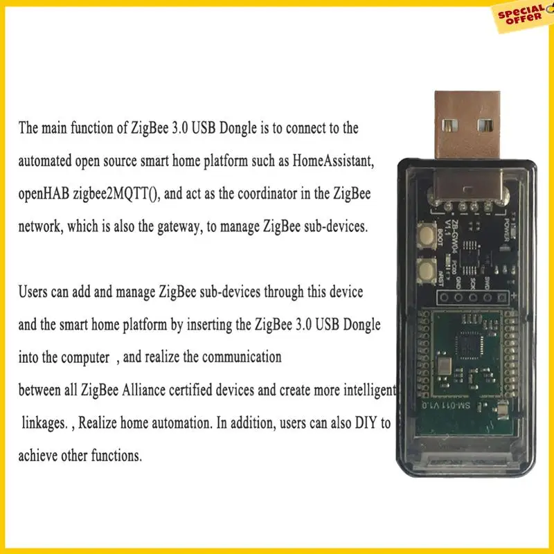 A25P 1 قطعة زيجبي 3.0 مختبرات صغيرة EFR32MG21 مفتوحة المصدر محور بوابة USB دونغل وحدة رقاقات السيليكون العالمي ZHA NCP مساعد المنزل