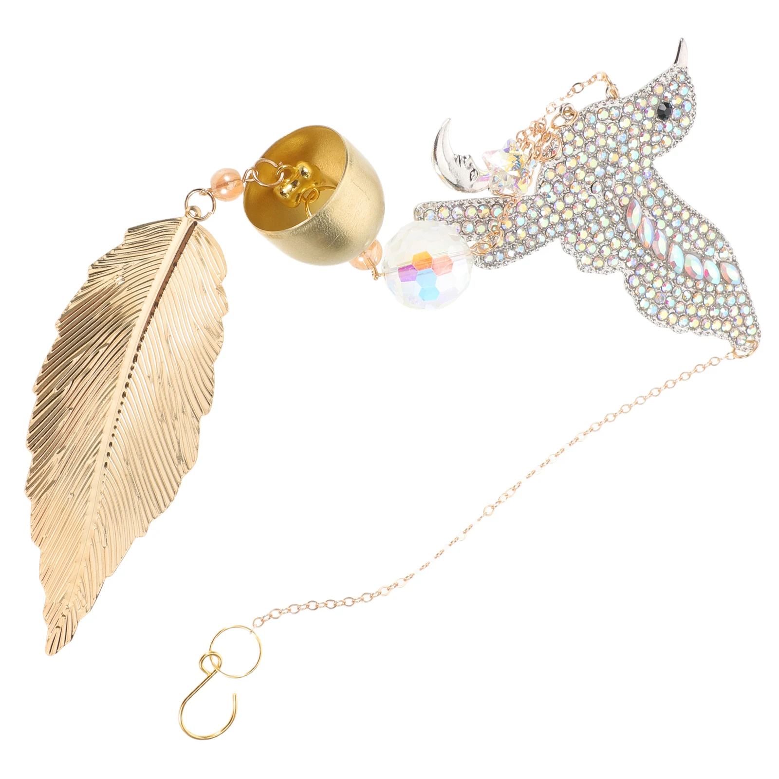 

Crystal Wind Chime Bird Bell Sun Catcher Pendant Decoration Home Household Bells Hanging Ornament for Window