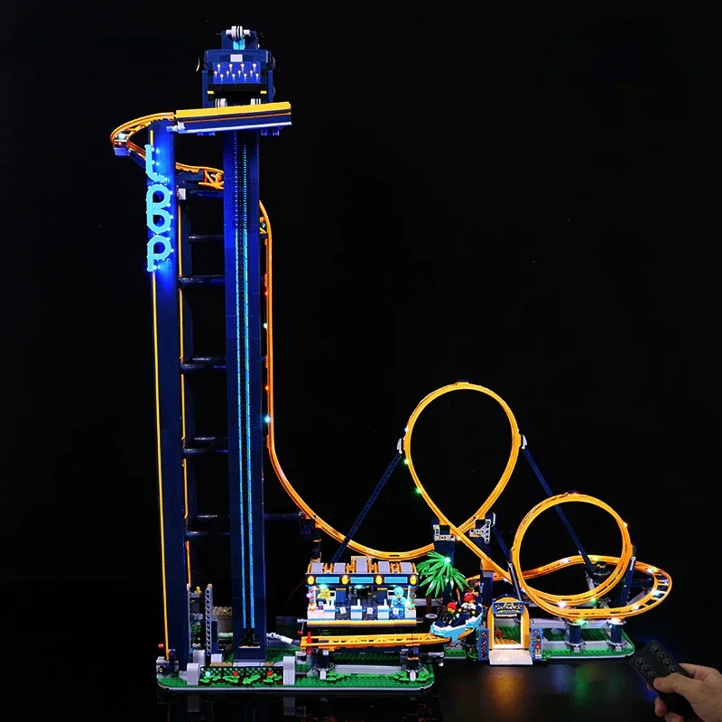 

Not Included Building Blocks LED Light Kit for Loop Coaster 10303 City Bricks DIY Lamp Toys Set
