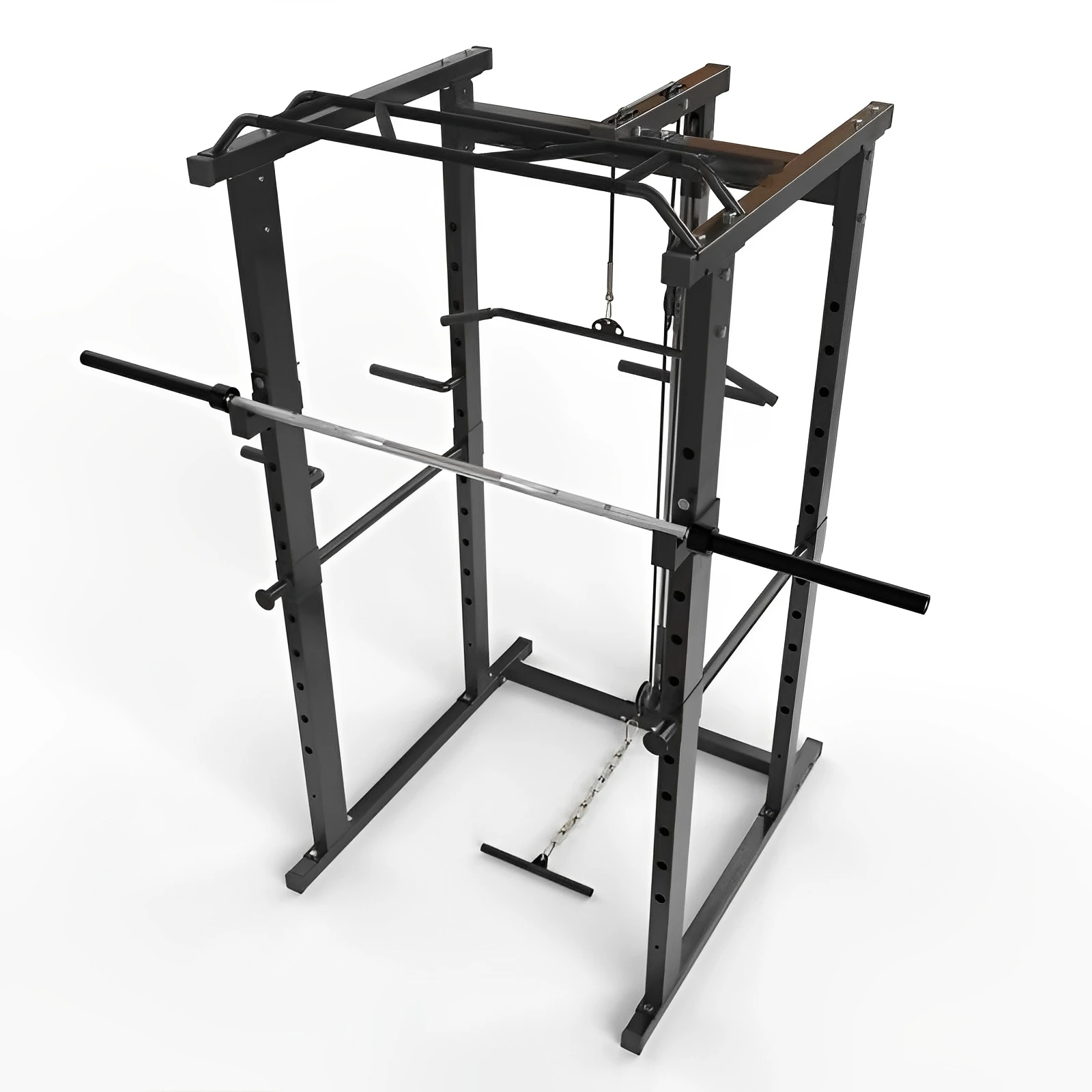 

Multifunctional Smith Machine and Squat Rack Steel Flex Fitness Equipment Compact Power Cage Power Rack Functional Trainer