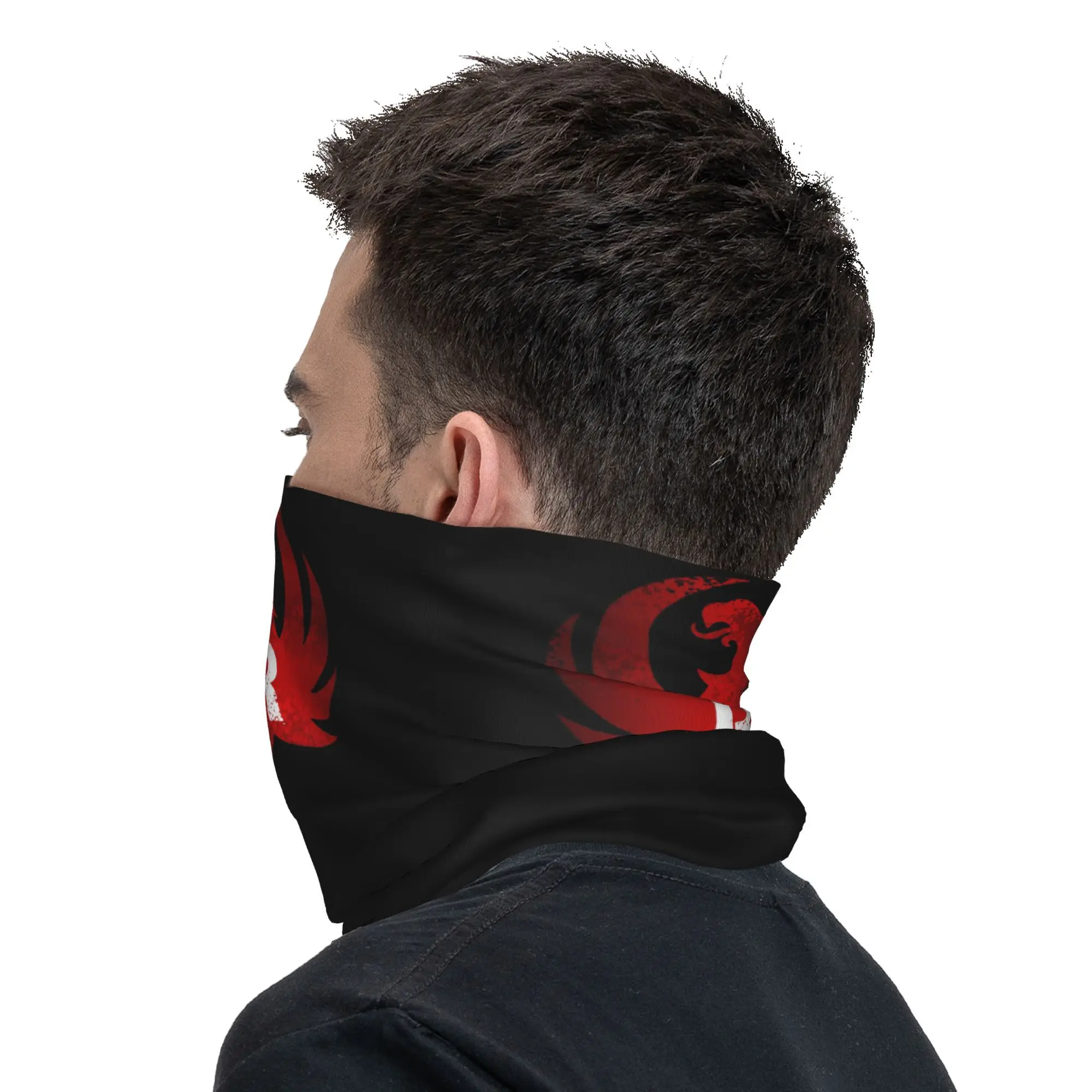 Ruger Gun Bandana غطاء الرقبة قناع مطبوع وشاح متعدد الوظائف عقال ركوب للرجال والنساء الكبار يندبروف