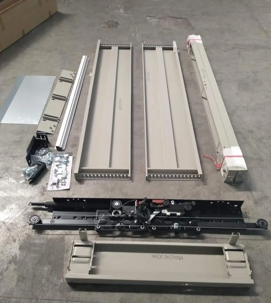 Modern Stainless Steel Elevator Landing Door Side & Center Opening 700/800/900 Hotel Use Parts
