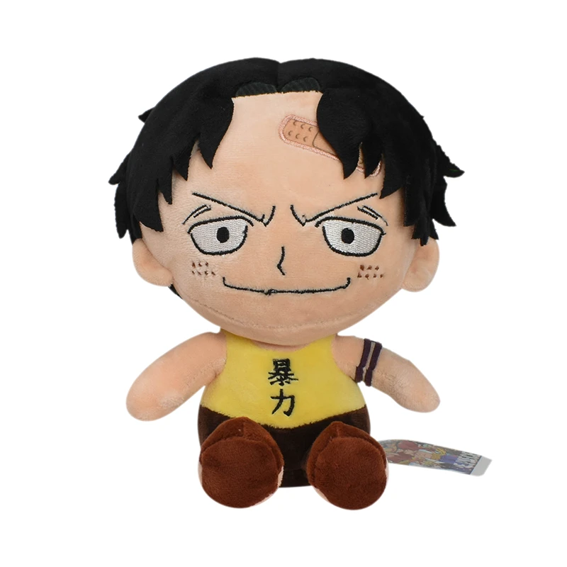 Pluszak One Piece Luffy Tony Chopper Ace Roronoa Zoro Śliczna Kreskówkowa Anime Wypchana Lalka Prezent na Urodziny