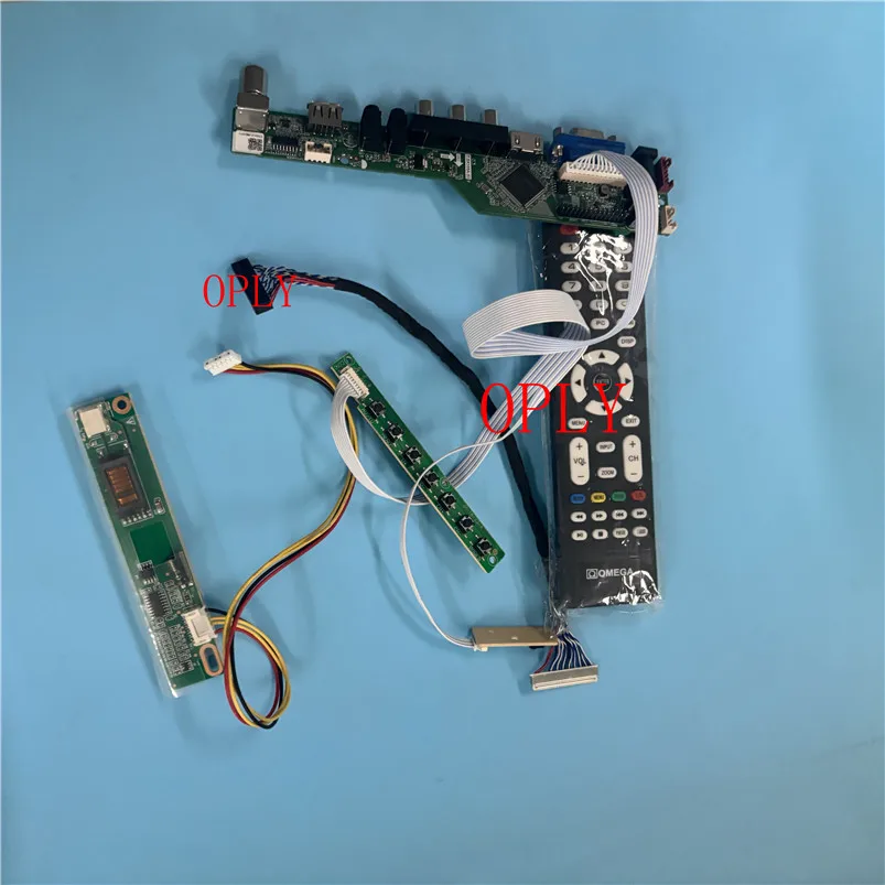 TV Controller board kit  LCD For HT12X21 LTN121XJ QD14XL20 1024X768 1 CCFL VGA HDMI-compatible USB RF panel AV monitor screen