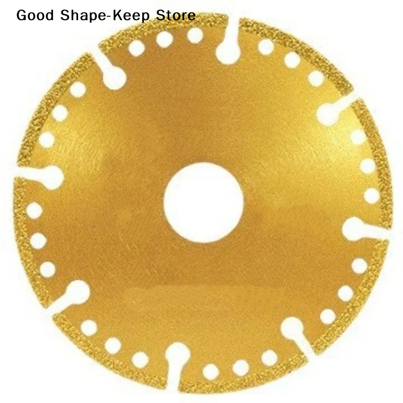 dailyVacuum Brazed Diamond Saw Blade Ideal for Metalworking Stone Processing Cut Steel Cast Iron Rebar Aluminum Smoothly