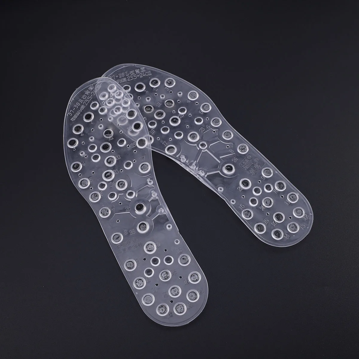 

1Pair Magnetic Therapy Massage Insoles Size 37-38 Foot Care Magnetic Stone Insert for Men Women Health Vitality