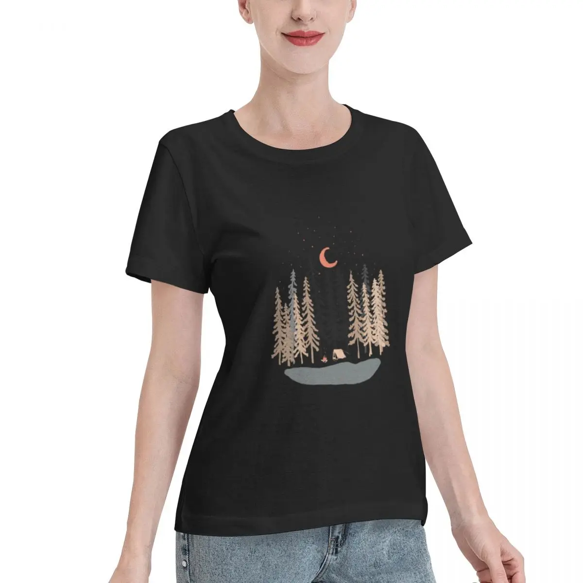 Wardrobe Filler Feeling Small Women's T-shirt Everyday Short Sleeve Casual Top