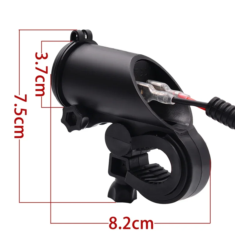 MotoLovee 4.2A Dual USB Car Phone Charger Motorcycle ATV Universal 12V/24V Modified Faucet Charger