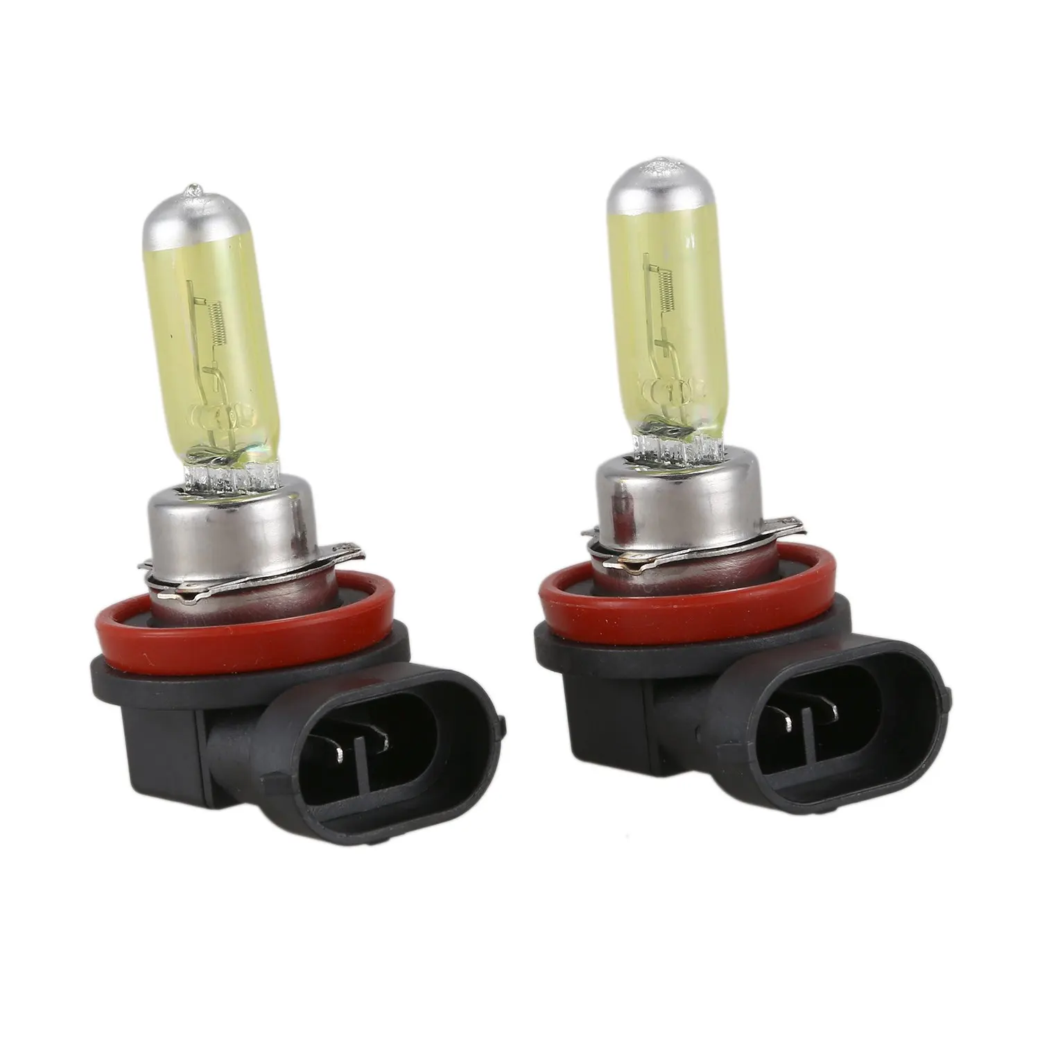 

2x H11 55W 3000k Golden Yellow Xenon HID Halogen Light Fog Lamp Bulb Headlight