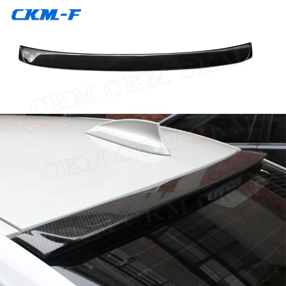 

Carbon Fiber Material Rear Trunk Roof Spoiler Lip Wing for BMW 5 Series G38 Sedan 4 Door 2017 2018 Gloss Black Car Styling