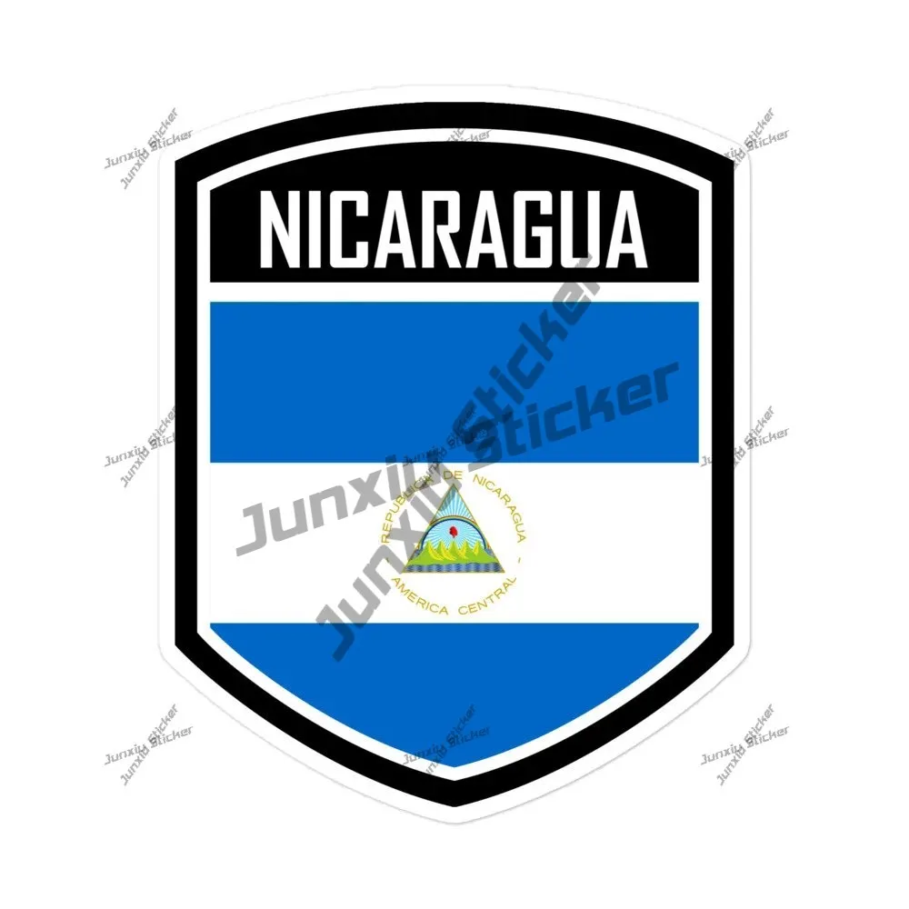 Nicaragua Flag Emblem Sticker Cover Scratches Vehicle Accessories Decoration Suv Fine Decal Accessories Stickers On Car Parts
